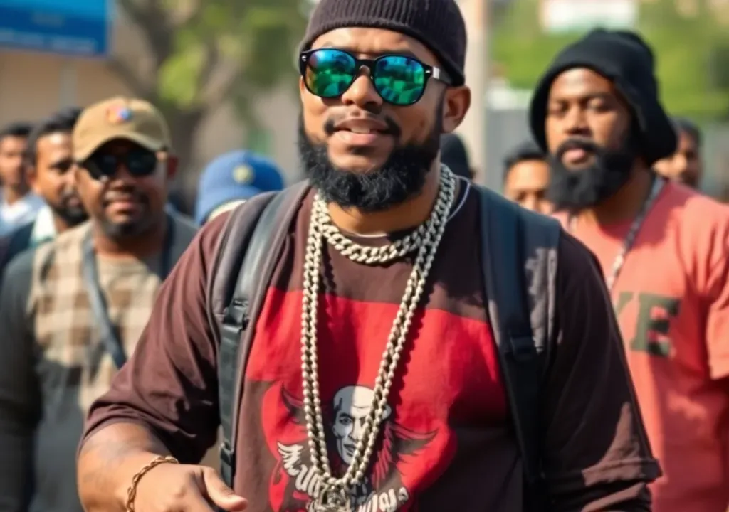 Viraler Beitrag zu Gringo Rapper