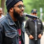 Viraler Beitrag zu Jalil Rapper