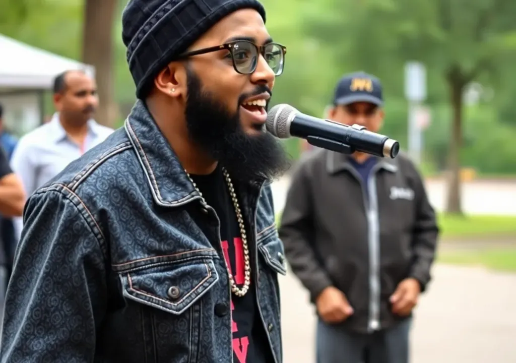 Viraler Beitrag zu Jalil Rapper