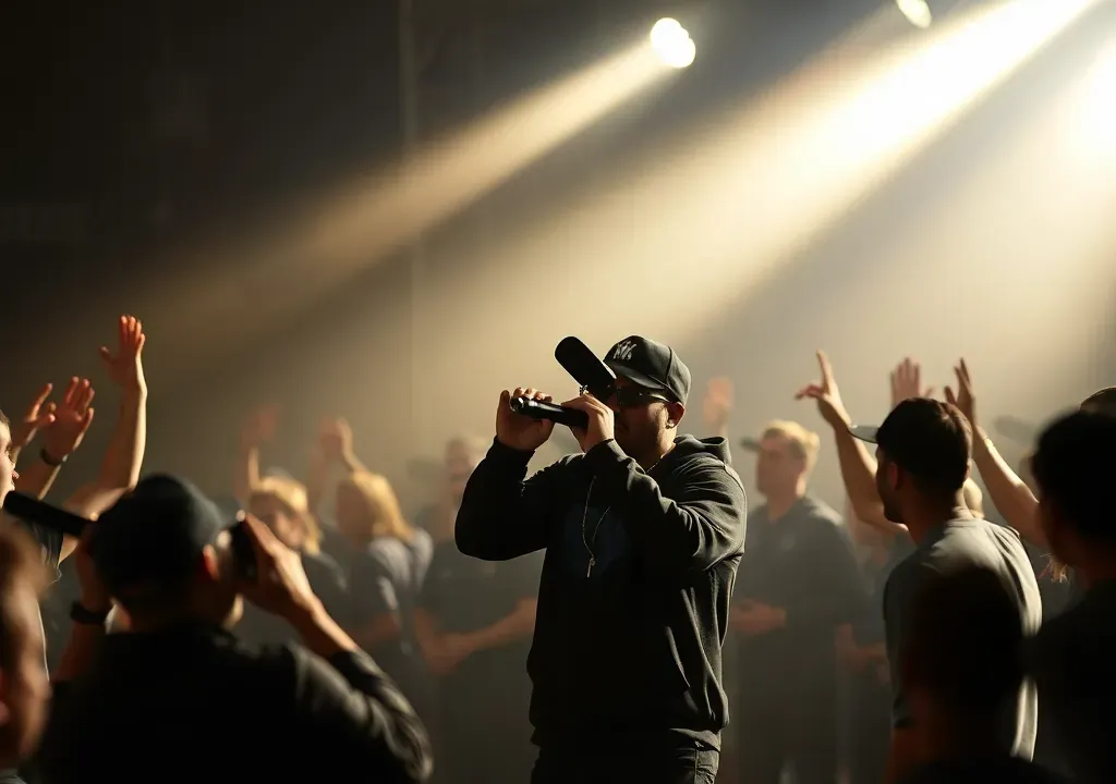 Viraler Beitrag zu Massiv Rapper