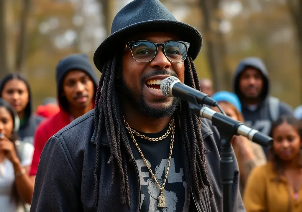 Viraler Beitrag zu Melly Mel Rapper