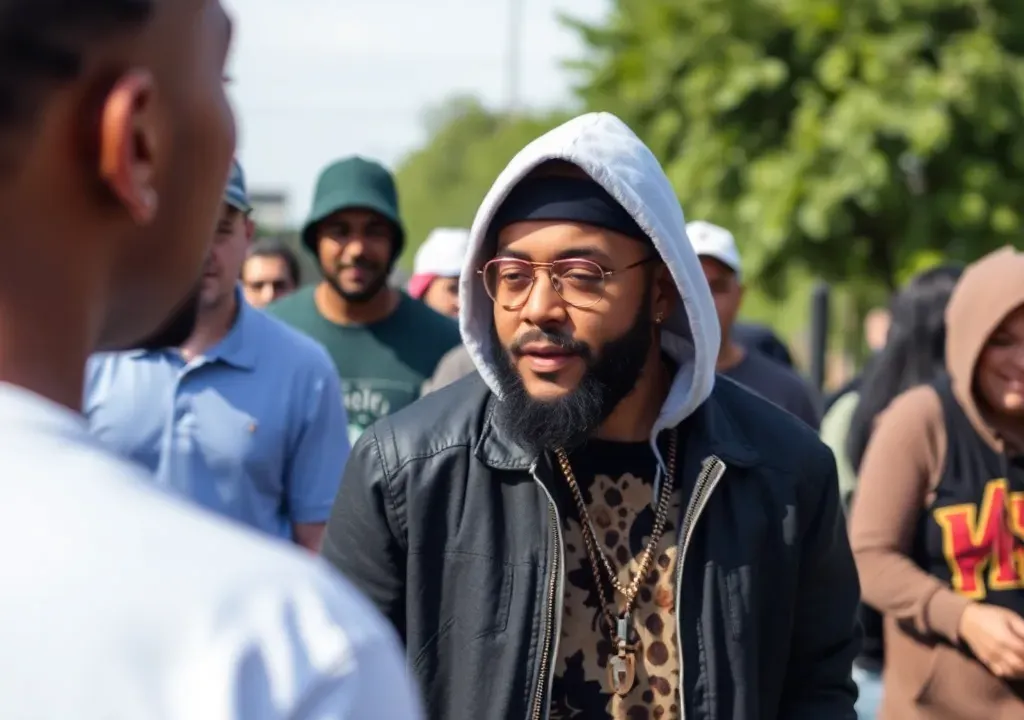 Viraler Beitrag zu Rapper Xatar