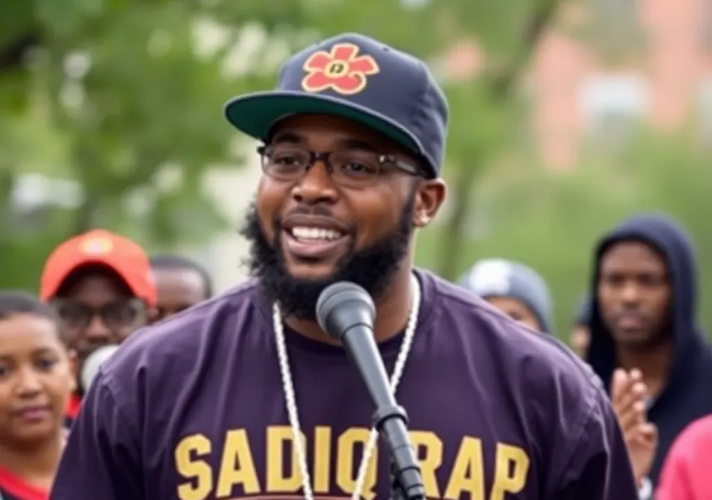 Viraler Beitrag zu Sadiq Rap